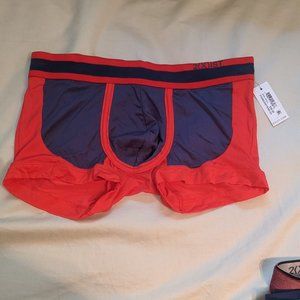2(X)IST men's trunks NWT small, red and blue